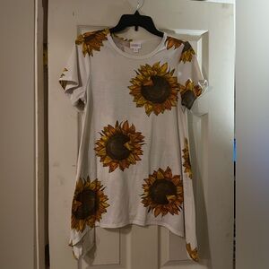 LuLa Roe Sunflower Shirt